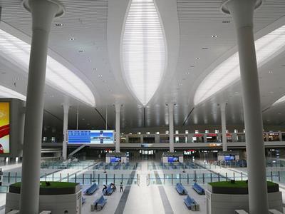 Airport terminal, bus station