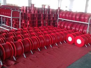 Fire hose reel assembly workshop