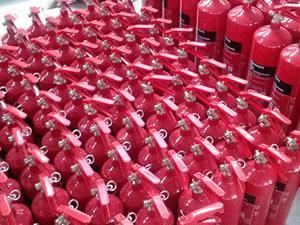 Fire extinguisher production workshopoom
